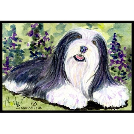 Carolines Treasures Carolines Treasures SS8816MAT Bearded Collie Indoor Outdoor Mat - 18 x 27 in. SS8816MAT